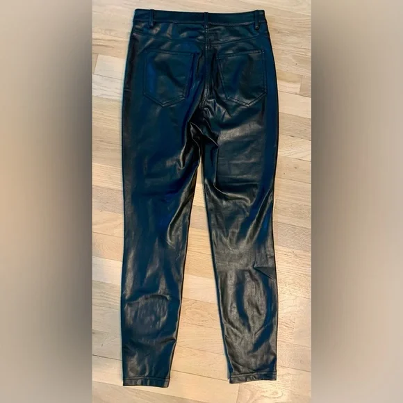 EUC Wilfred Free Melina High Rise Cropped Vegan Leather Pants - Size 2 Reg